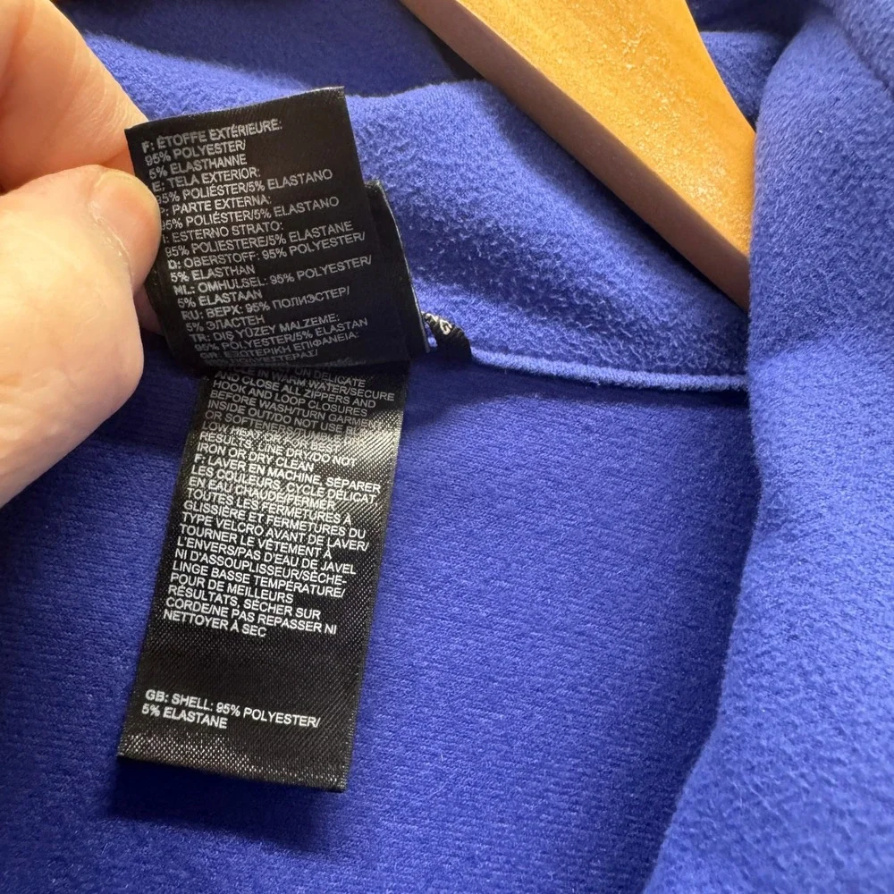 The North Face Softshell Jacket Womens‎ XL Apex Orello Coastline Blue Outdoor